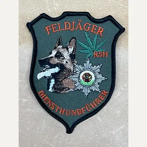 German FeldJager Military Police Service Dog Handler