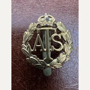 Auxiliary Territorial Service, ATS Brass Cap Badge