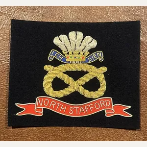 North Stafford Regiment Blazer Badge