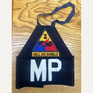 US 2nd Armoured MP Brassard