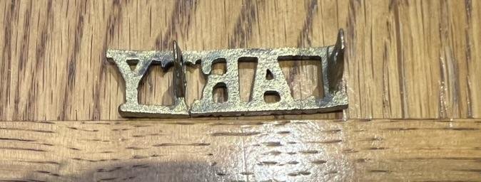 Indian Artillery Shoulder Title — image 2