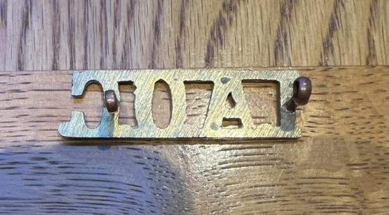 Indian Army Ordnance Corps Shoulder Title — image 2