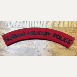 Gurkha Military Police Shoulder Title