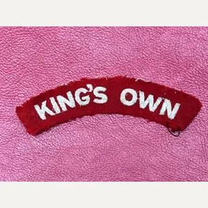 Kings Own Shoulder Title
