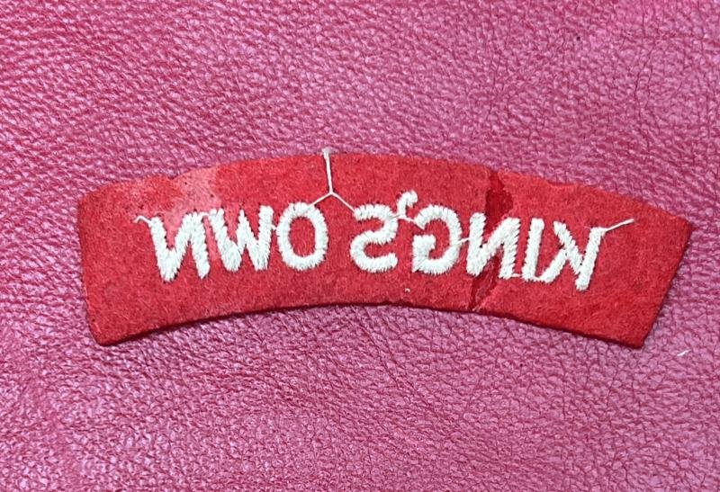 Kings Own Shoulder Title Paste Back — image 2