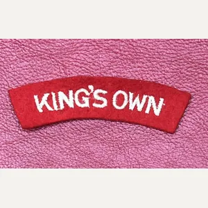 Kings Own Shoulder Title Paste Back