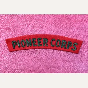 Pioneer Corps Shoulder Title