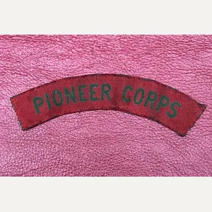 Pioneer Corps Printed Shoulder Title