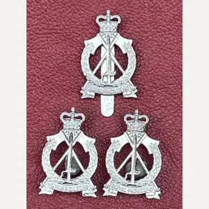 Royal Pioneers Anodised Cap & Collar Badge Set