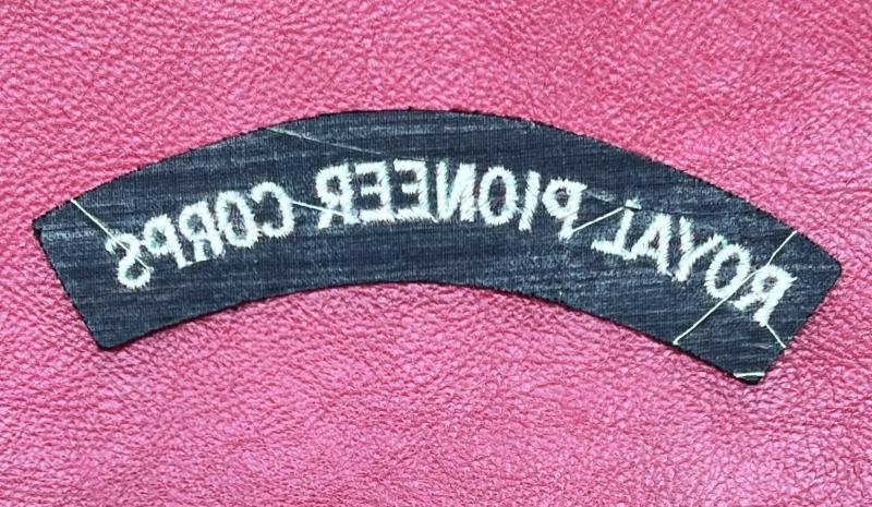 Royal Pioneer Corps Shoulder Title — image 2