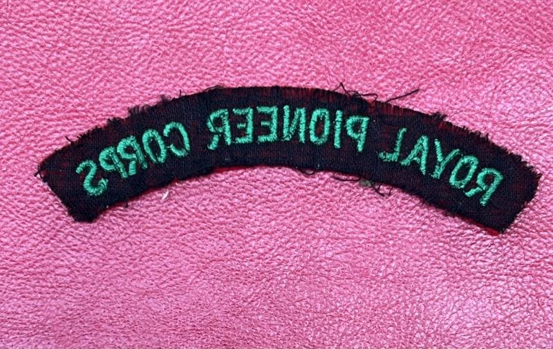 Royal Pioneer Corps Shoulder Title — image 2