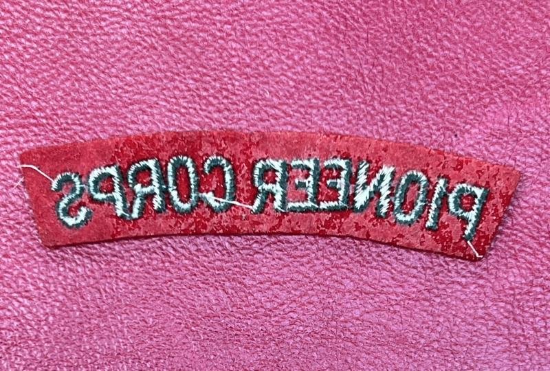 Pioneer Corps Paste Back Shoulder Title — image 2