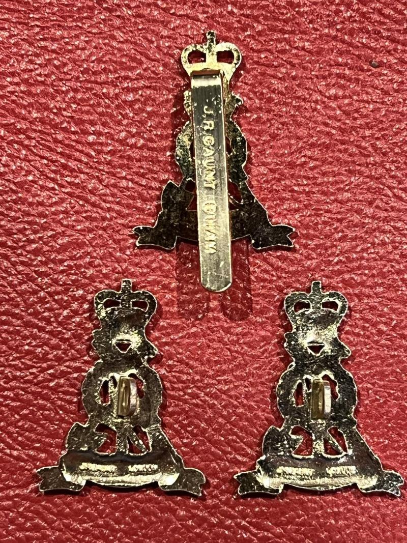 Royal Pioneer Cap & Collar Badge Set Old Patten — image 2