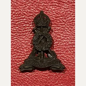 Pioneer Corps Economy Plastic Cap Badge WW2