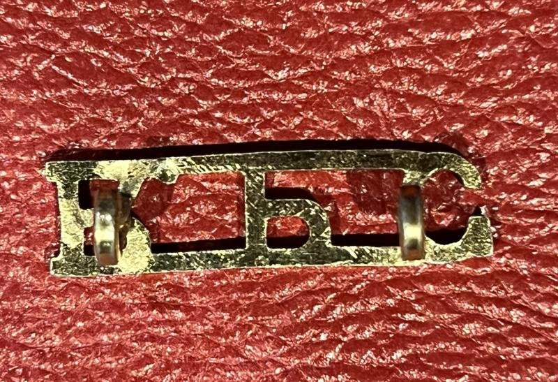 Royal Pioneer Corps Gold Anodised Shoulder Title RPC — image 2