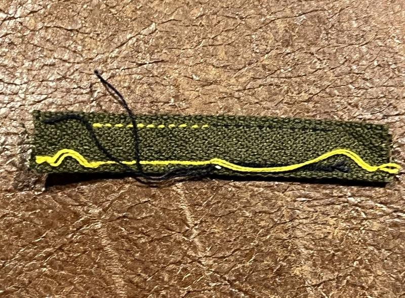 Royal Army Service Corps Brabant Weave Arm of Service Strip — image 2