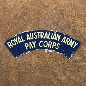 Royal Australian Army Pay Corps Shoulder Title
