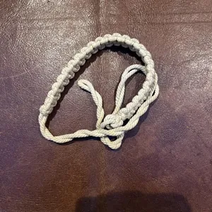 Israel White Military Police Lanyard