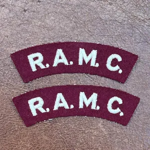 Royal Army Medical Corps RAMC Shoulder Titles