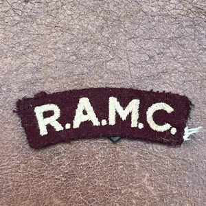 Royal Army Medical Corps RAMC Shoulder Title WW2