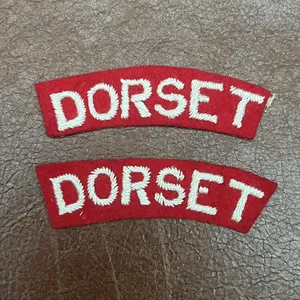 Dorset Regiment Shoulder Titles WW2