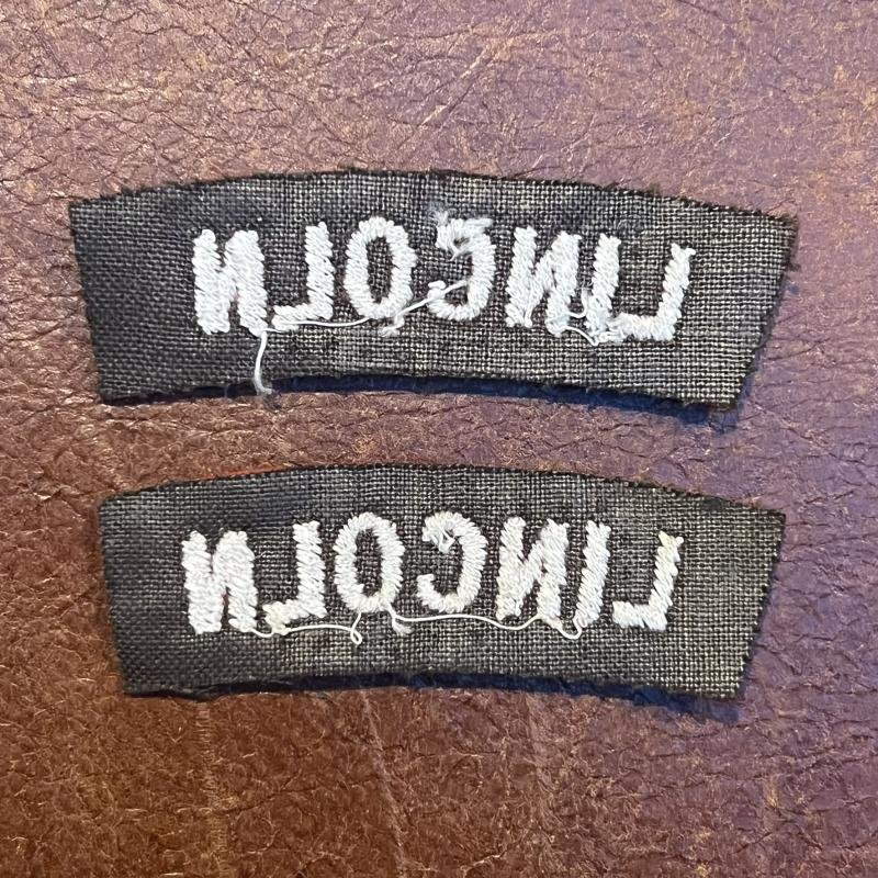 Lincoln Regiment Shoulder Titles — image 2