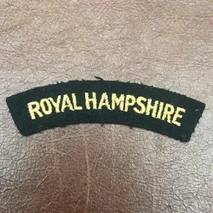 Royal Hampshire Shoulder Title