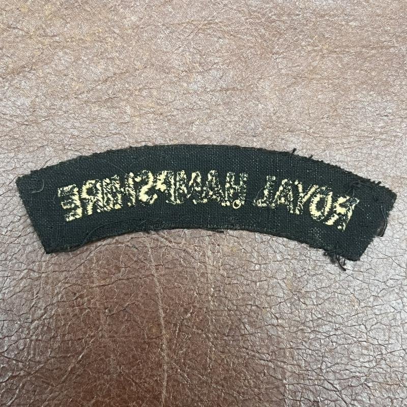 Royal Hampshire Shoulder Title — image 2