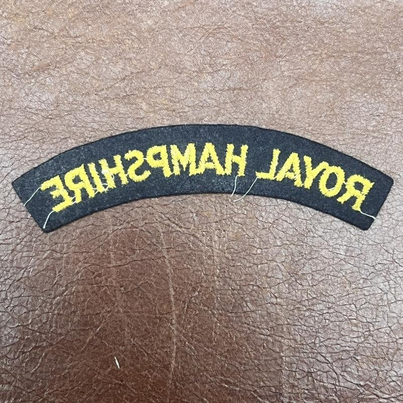 Royal Hampshire Paste Back Shoulder Title — image 2