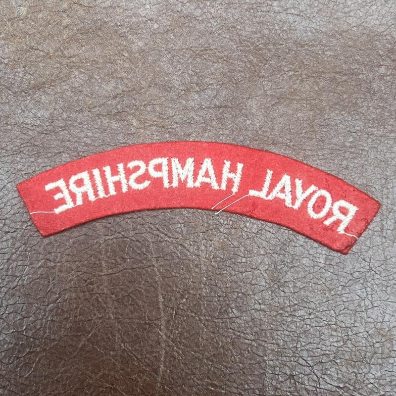 Royal Hampshire Paste Back Shoulder Title — image 2