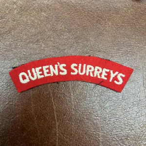 Queen's Surreys Shoulder Title