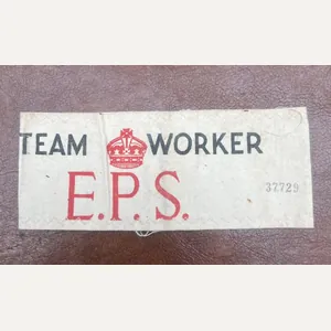 New Zealand WW2 Team Worker Emergency Precautions Service Armband