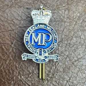 Royal New Zealand Military police Collar Badge