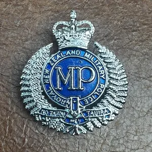 Royal New Zealand Military police Cap Badge Newer Version