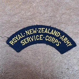 Royal New Zealand Army Service Corps shoulder Title