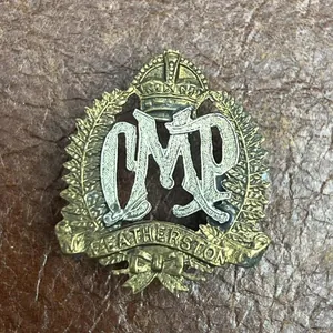 WW1 Featherstone Camp Military Police Collar Badge Rare