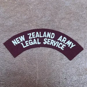 New Zealand Army Legal Service Shoulder Title