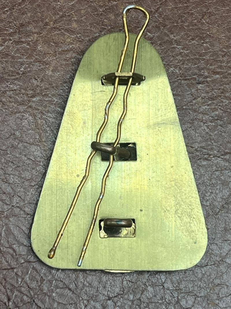 Royal New Zealand Corps Signals Bi Metal KC Cap Badge — image 2