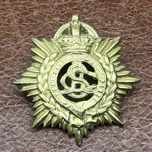 New Zealand Army Service Corps Brass KC Cap Badge
