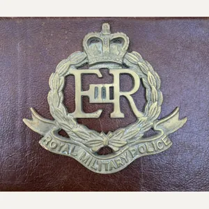 Large Cast Brass Royal Military Police Plaque