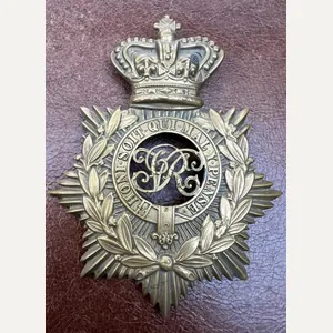 Military Police Victorian Helmet Plate Circa 1878-1901