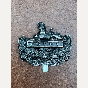 Gloucestershire Regiment Blackened Anodised Cap Badge