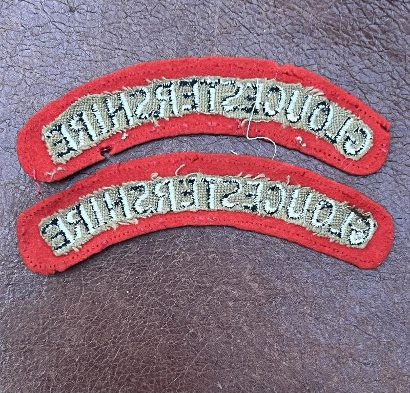 Gloucestershire Regiment Shoulder Titles — image 2