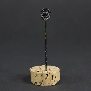 Black wound badge pin