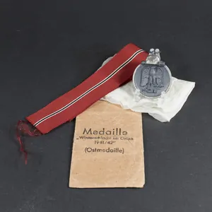 Eastern front medal MM19 with matching bag