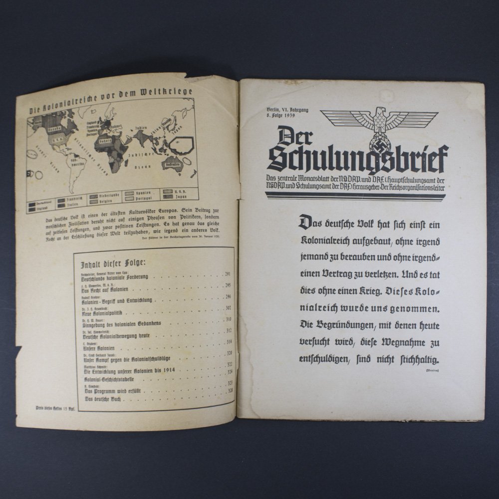 Magazine 'Der Schulungsbrief' 1939 — image 2