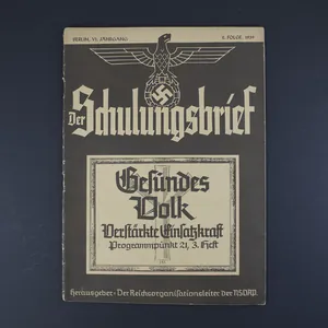 Magazine 'Der Schulungsbrief' February 1938