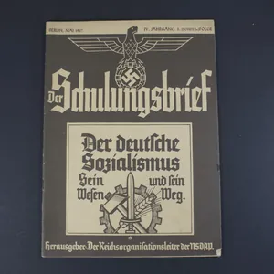 Magazine 'Der Schulungsbrief' May 1937