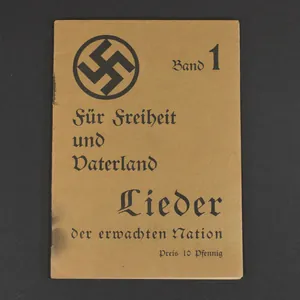 Song book 'für freiheit und vaterland' Band 1