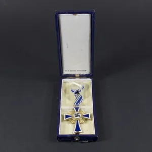 Cased Golden Mothers cross